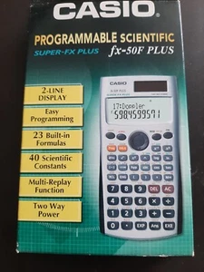 Casio fx 50F Plus Programmable Calculator Calculadora Taschenrechner NEW - Imagen 1 de 12
