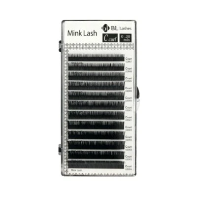 BL Lashes Nerz Wimpernschale J, B, C, D Curl - individuelle Wimpernverlängerung
