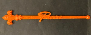 Puerto Rico 1970-90s, HOTEL PIERRE Vintage Advertisement Stirrer - Picture 1 of 2