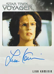 Star Trek Voyager Heroes & Villains Lisa Kaminir Autograph Card - Foto 1 di 1