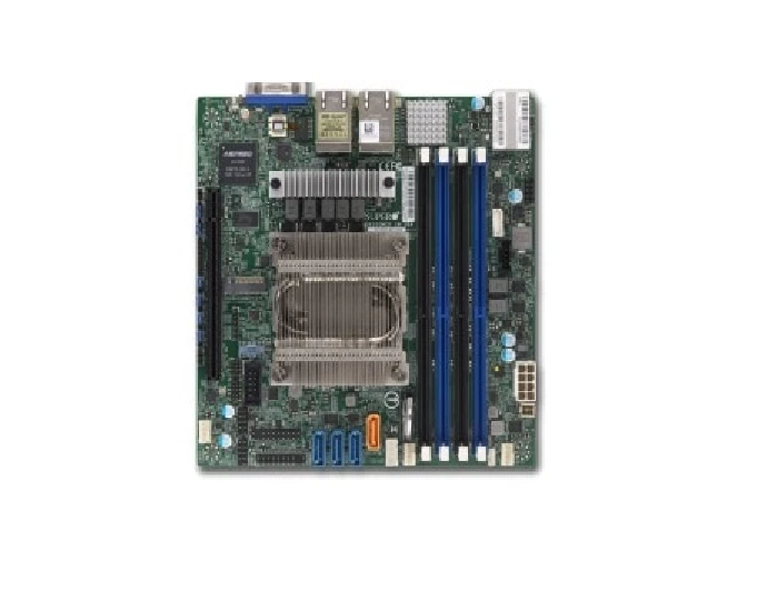 SuperMicro M11SDV-8CT-LN4F Mini-ITX Motherboard with EPYC™ 3201 SoC Processor - Image 1 of 1