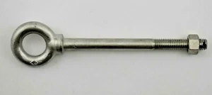 SHOULDER EYE BOLT 304 STAINLESS STEEL 1/2" X 6" USA - Picture 1 of 10