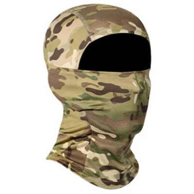 Máscara facial Balaclava proteção UV esqui capa solar máscaras camufladas táticas para homens mulheres - Imagem 1 de 4
