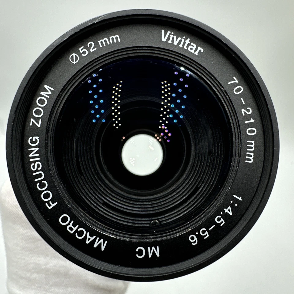 Макрообъектив Vivitar 70-210 мм F4.5-5.6 для фотоаппаратов с креплением Pentax или Ricoh PK - Изображение 1 из 4