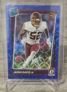 2021 Donruss Optic Jamin Davis RC Washington Football Team #247 Blue Scope - Picture 1 of 2