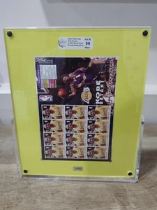 Rare 💎 2004 NBA PROPERTIES KOBE BRYANT POSTAGE STAMP SHEET Limited GEM MINT 10 - Picture 1 of 4