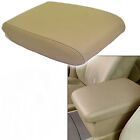Fits 08-13 Toyota Highlander Leather Center Console Lid Armrest Cover Beige Tan