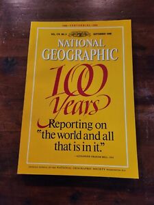 VTG National Geographic Magazine 100 Years Centennial Edition September 1988