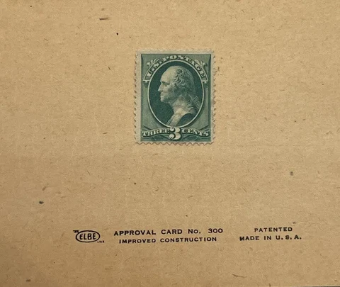 US Scott # 158 3¢Washington Continental Bank Note 1873 Issue Used - Light Cancel Cover