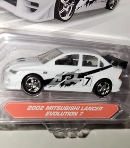 2017 Jada Tuners '02 Mitsubishi Lancer Evo 7 Wht Diest Syled like Fast n Furious - Picture 1 of 10