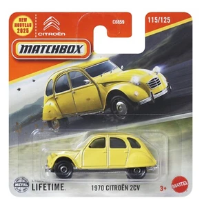 Matchbox 2025 1970 Citroën 2CV Yellow MB1503 1/64 Car JBR12 Short Card - Picture 1 of 1