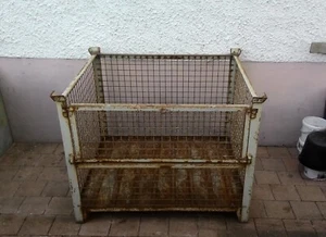 Gitterbox Metallbox Industriebox Übergröße 1200 x 1000 x 980 Metall gebraucht - Bild 1 von 12