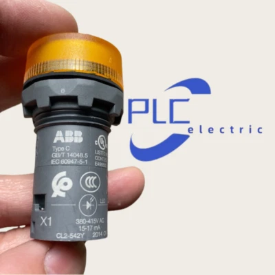 Cabezal de luz piloto CL2-542Y ABB amarillo-iluminado 380-415V CA 10 piezas Foto 1 de 3