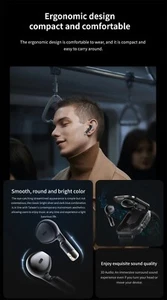 Smart Watch with Earbuds Men Smartwatch 2 in 1 Wireless Headset for Android Ios - Picture 1 of 32