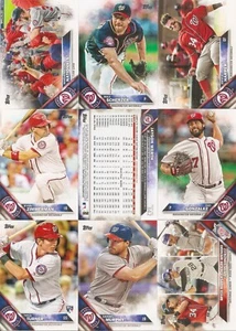 2016 Topps Washington Nationals komplettes Team-Set OD + S1 + S2 + US + HMW (45) - Bild 1 von 2