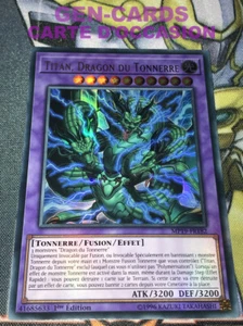 USED Yu Gi Oh TITAN, THUNDER DRAGON MP19-FR182 1st Edition Card - Picture 1 of 1