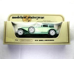 MATCHBOX MODELS OF YESTERYEAR, 1930 Model J Duesenberg Y-4 Green. - Picture 1 of 6