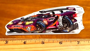 Vollfarbiger Wynn's Ford GT 24 Stunden von Daytona #85 Auto Karikatur Aufkleber Sticker - Bild 1 von 2