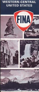 1967 FINA Road Map: Western Central United States NOS - Picture 1 of 1