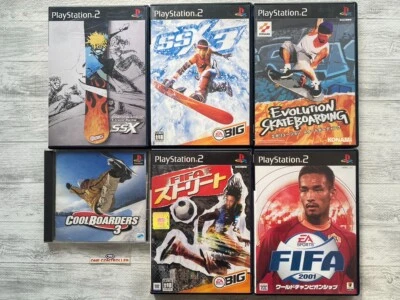 SONY PS 1 2 extreme racing SSX & Cool Boarder 3 & Evolution Skateboarding & FIFA - Image 1 of 4