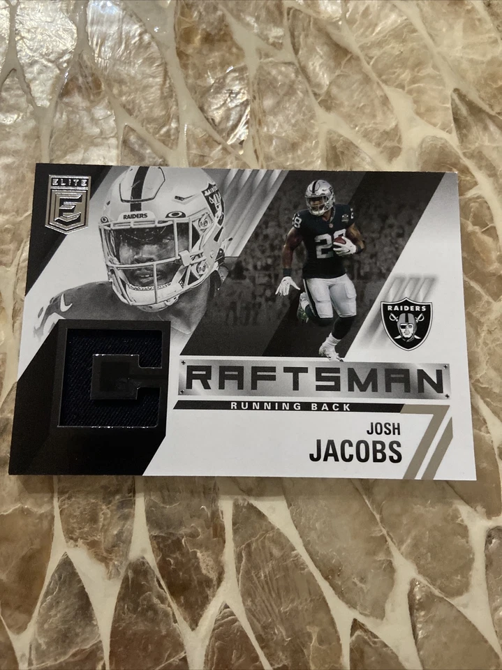 2021 Elite Josh Jacobs Jersey Craftsman Raiders - Image 1 of 1