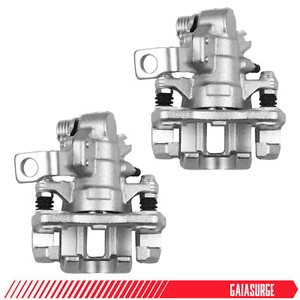 Pair Rear Brake Calipers w/ Brackets for 2002 - 2005 Acura EL RSX Honda Civic - Picture 1 of 12