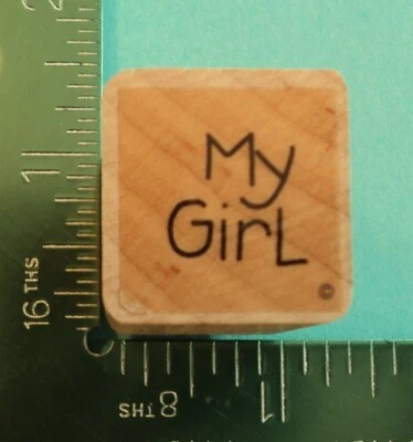 Sello de goma para decir mi chica de Close to My Heart Foto 1 de 2