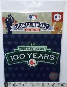 1912 OFFICIAL FENWAY PARK 100 YEARS BOSTON RED SOX MLB BASEBALL EMBLEM PATCH MIP - Bild 1 von 1