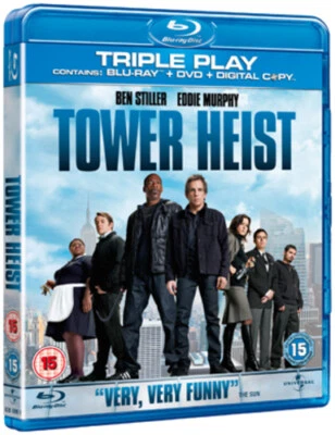 Tower Heist Blu-ray (2012) Ben Stiller, Ratner (DIR) cert 15 3 discs Great Value - Image 1 of 2