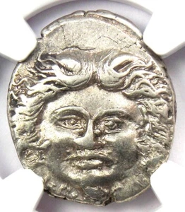 L. Plautius Plancus AR Denarius Medusa Coin 47 BC - Certified NGC Choice VF - Picture 1 of 4