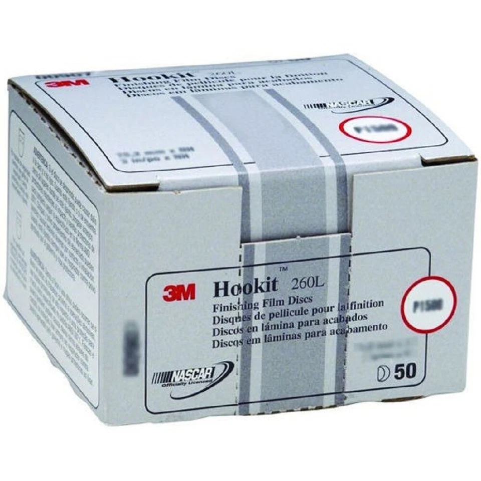 3M 7000000563 5" P1200 Grit 260L Finishing Film Abrasive Disc (Box of 400) - - Image 1 of 1