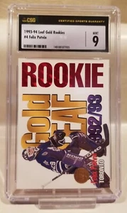 1993-94 Leaf Gold Rookie Felix Potvin CSG 9 Mint Card Maple Leafs #4 Of 15 - Picture 1 of 2