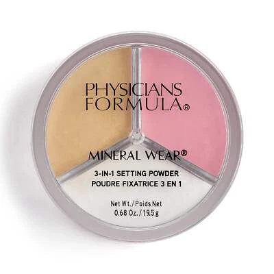 NEW - Physicians Formula - Mineral Wear 3-in-1 Setting Powder - Image 1 of 3