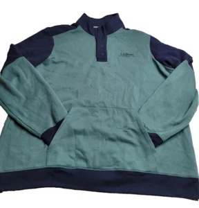 L.L. Suéter Bean XXL alto verde/azul para hombre - Imagen 1 de 6