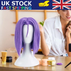 Wig Christmas Party Short Purple Hair Anime Pokemon Team Rocket James Cosplay UK - Picture 1 of 16