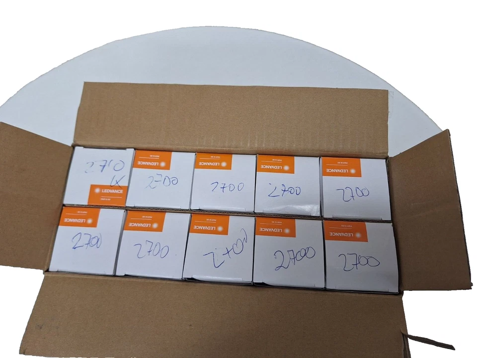 10x Osram LED Leuchtmittel Gu10 Warmweiß, 36°, 2700 k, 230 V, 6,9 W, 575 lm - Bild 1 von 4
