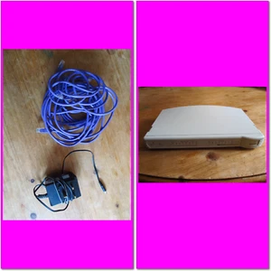 3Com OfficeConnect 3C16791, 8 Port, 100/10 network switch + PSU + cables bundle - Photo 1/5