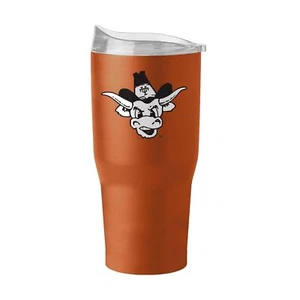 Texas Longhorns Retro Logo Vintage "Vault" 30oz Powder Coat Tumbler - Picture 1 of 1