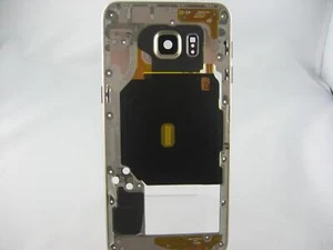 Original Samsung Galaxy S6 Edge Plus G928F Mittelrahmen Kameraglas Gold B-Ware - Bild 1 von 7
