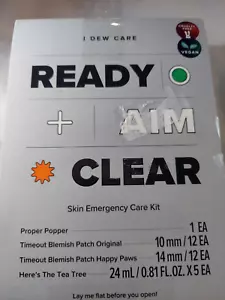 NIP I Dew Care Ready Aim Clean 28 piece Skin Emergency Kit Expired 4/2024 - Picture 1 of 16