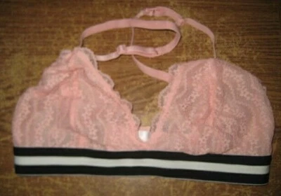 GUC JUNIORS NO BOUNDARIES BRALETTE BRA PINK 34D NO WIRE WIRELESS UNPADDED - Image 1 of 4