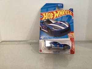 Hot Wheels From Ford VS GM 2010 Corvette C6R Blue Real Riders LR - Picture 1 of 2