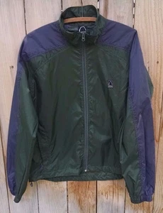 Sierra Designs Jacket Mens M Green Black Lightweight Nylon Windbreaker Vintage - Picture 1 of 5