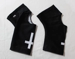SLF Men's Durable Ankle Protection Cleat Covers DH3 Faith Cross S/M NWT - Picture 1 of 5