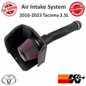 K&N 63 Series Aircharger Kit Air Intake System For 2016-2023 Toyota Tacoma 3.5L - Picture 1 of 12