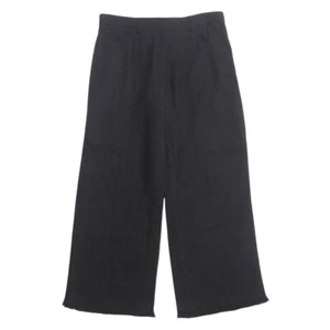 S Max Mara Pants Size 42 Wide pants with fringe hem Branded clothing second ... - Picture 1 of 9