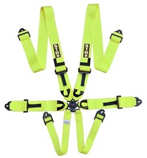 Yellow Fluo 6-Point Race Harness FIA 8853-2016 2028 Safety Seat Belt IVA STR