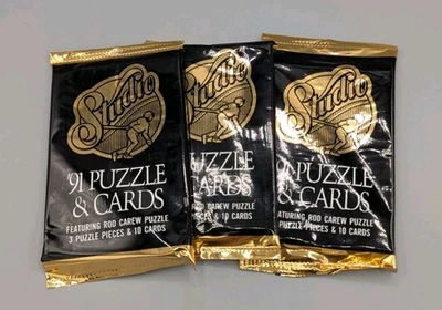 1991 Studio Baseball Cards, 3 Factory Sealed Wax Packs, 10 Cards Per ??Griffey?? - Image 1 of 3