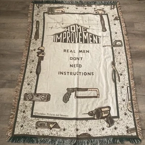 '90s Home Improvement Touchstone Pictures Television Promo Woven Throw Blanket - Picture 1 of 11