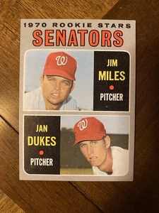 1970 topps baseball. Senators Rookie Stars Card #154 EX - Picture 1 of 3